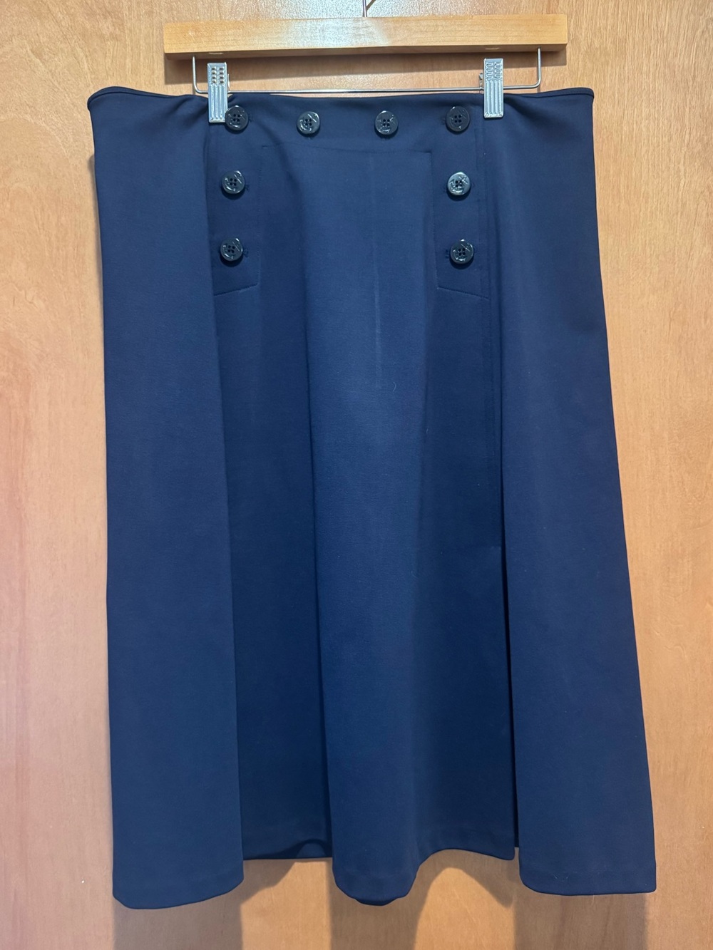J. Crew Nautical Detail Midi A-Line Skirt. Size 14